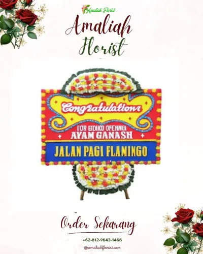 Bunga Papan Congratulation di Pucungrejo